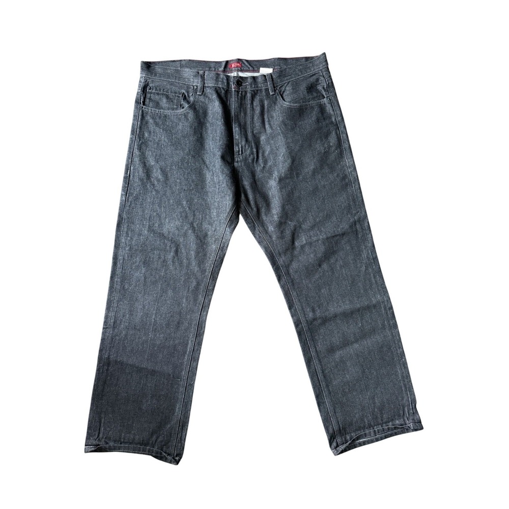 Sean John Relaxed Hamilton Jeans Mens 40x30 Dark Grey Straight Leg Streetwear